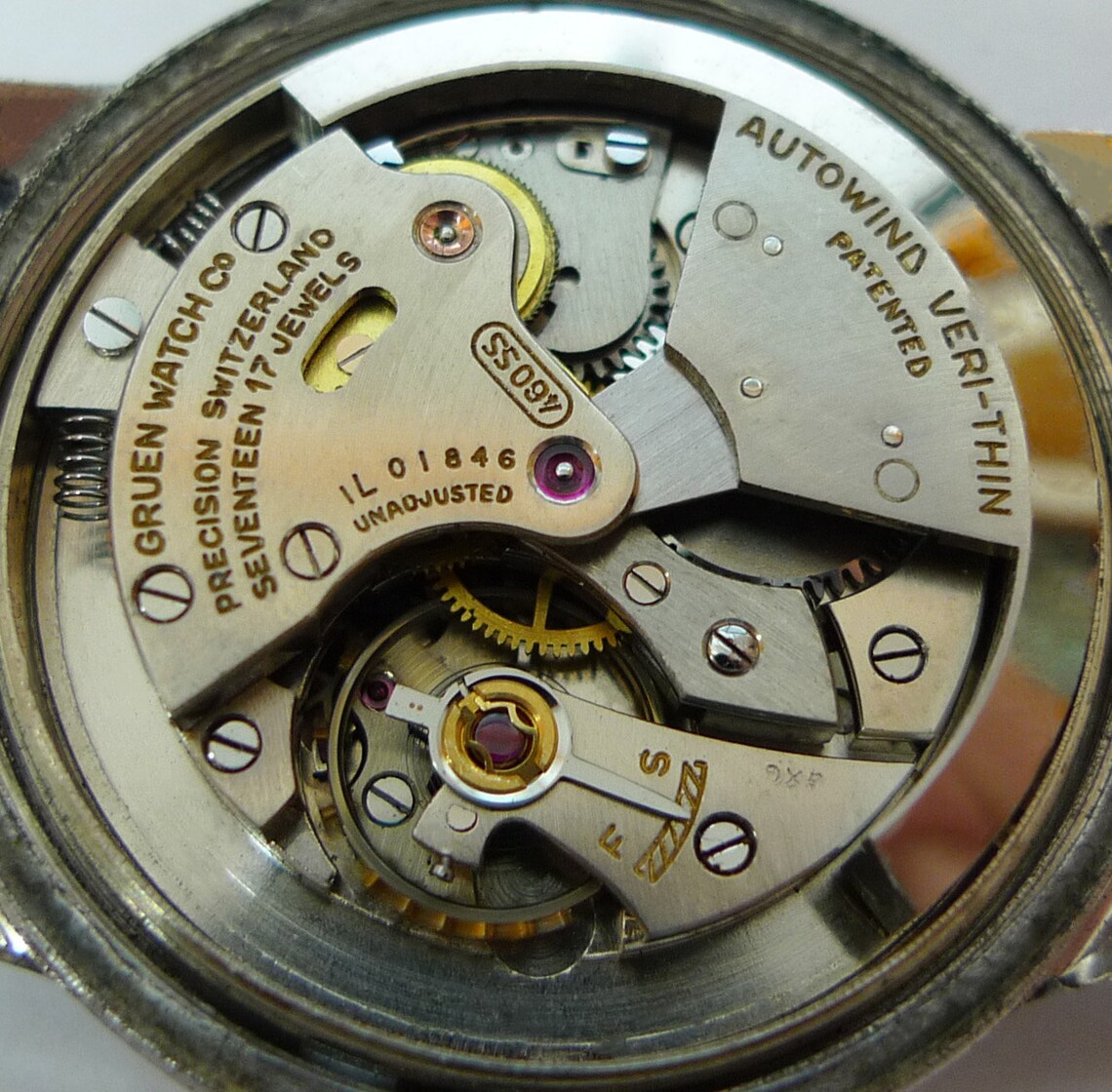 Gruen Precision Veri-Thin 460SS Men's Watch 1940's | Etsy