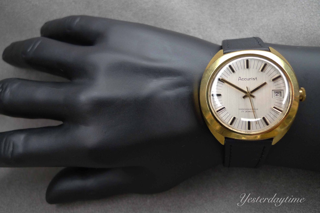 Accurist Shockmaster Vintage Accurist Vintage Watch Old Accurist