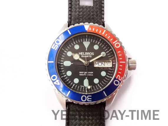 Helbros diver watch sales