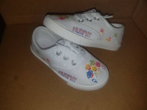 etsy baby shark shoes