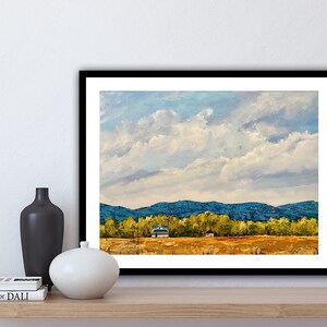 Colorado Landscape, Mountain Artwork, Giclee Fine Art Print - Etsy