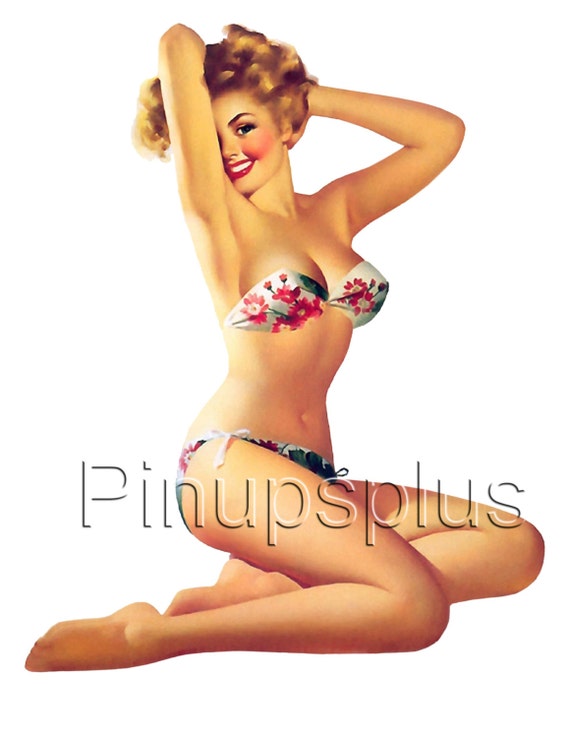 Vintage Pinup Pin Up Waterslide Decals For Guitars And Much Etsy