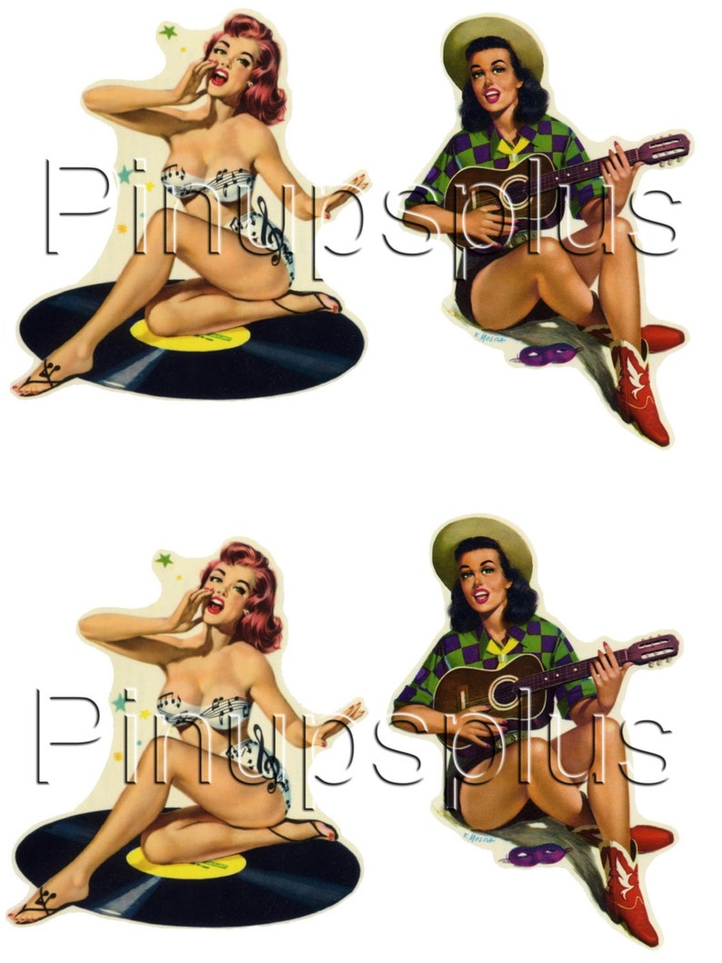 Pin Up Girl Aufkleber Retro Pin Up 23