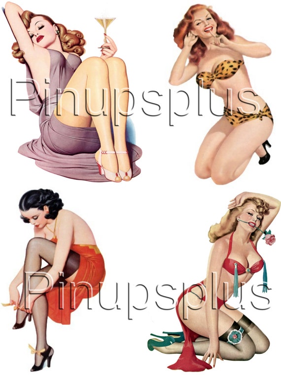SEXY 40 & 50s Pinup girl Bomber Art Guitar Waterslide decal No 50