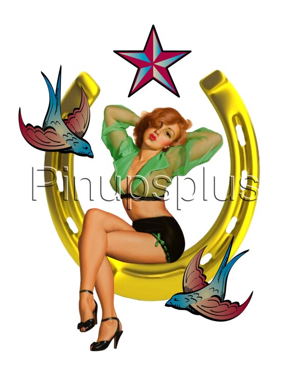 Retro Pinup Mermaid Waterslide Decal Stickers Great for Guitars /& more S853