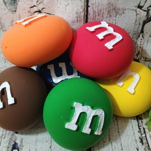 JUMBO fake mm candy topping for crafting slime charms fake food cabachons
