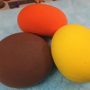 JUMBO fake peanut butter candy topping for crafting / slime charms / fake food / cabachons