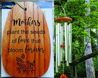 Mother's Day Gift for Mother, Grandmother, Nana, Grammy, Outdoor Garden Gift From Kids Children for Mom Unique Personalized Engraved Present