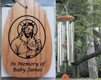Sympathy Gift for Loss of Baby, Infant Death, Infant Loss, Child Loss, Angel Baby, Personalized Chimes, Loss of Son, Memorial, Miscarriage