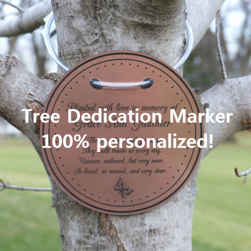 Custom Garden Dedication Plaque - Etsy