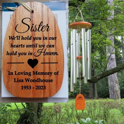 Listen to the Wind | Memorial Wind Chime | Parent Loss | in