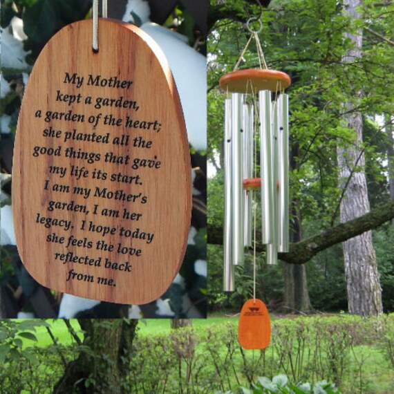 Personalized Wind Chimes Sympathy Gift for Loss of Mother Etsy