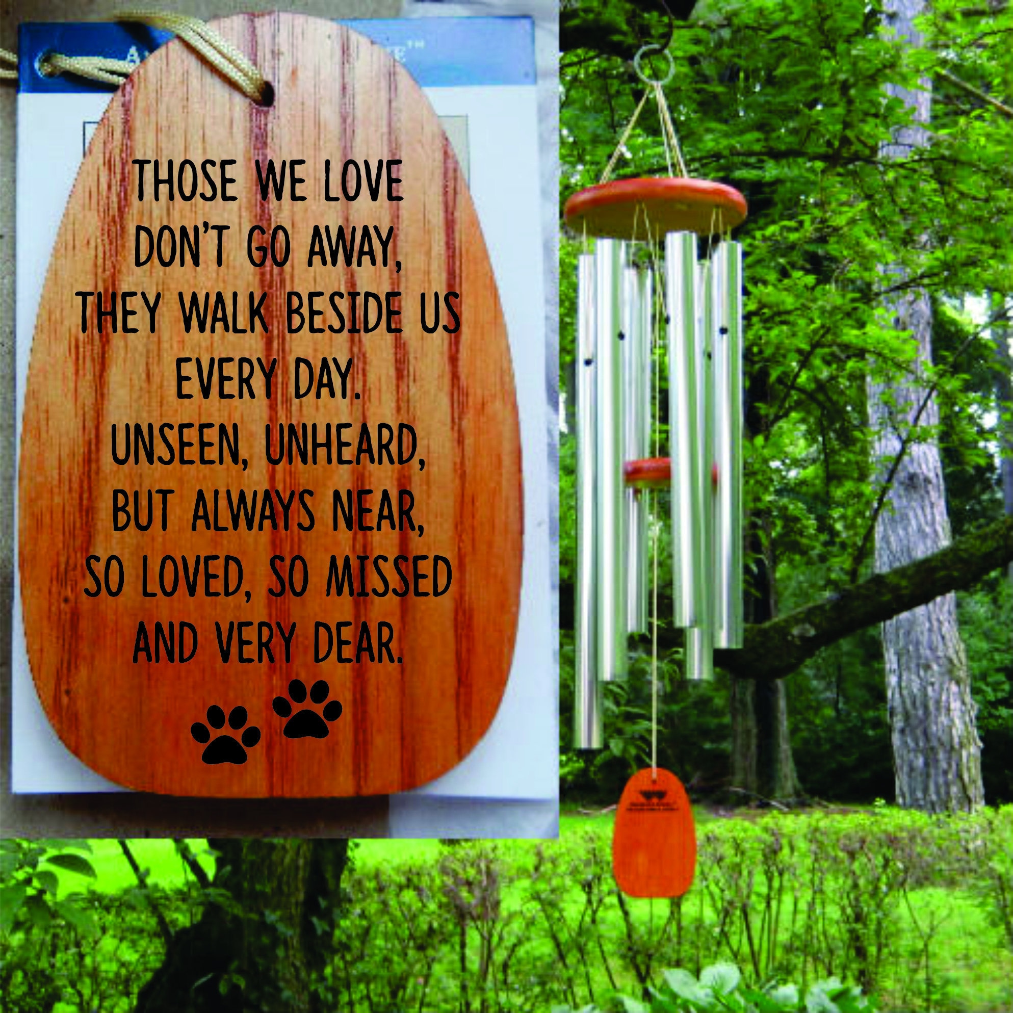 CANADA Wind Chimes Personalized Dog Loss Dog Sympathy Pet Etsy