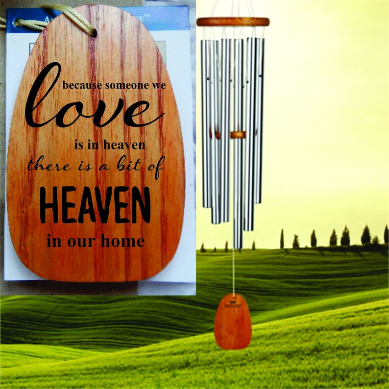 Large Personalized Wind Chime Memorial Chime Sympathy Gift Etsy
