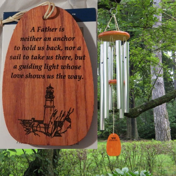 AMBOBE Memorial Sympathy Gifts For Loss Of Dad, 32" Memorial Wind Chimes For Loss