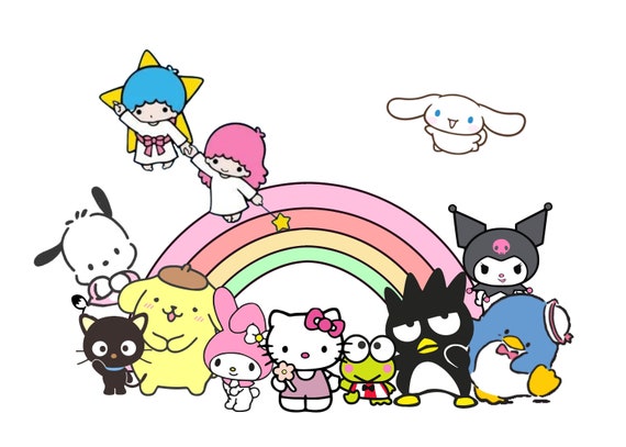KAWAII Character KITTY With Various Bows, Cute Bunny, Birthday Graphic, Cinnamon  Roll, Kawaii Kitty, Cute Kitty, Cute Frog 
