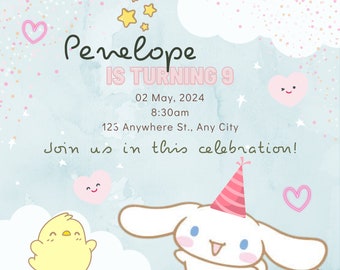 Character Invitation - Etsy Character Invitation - Etsy