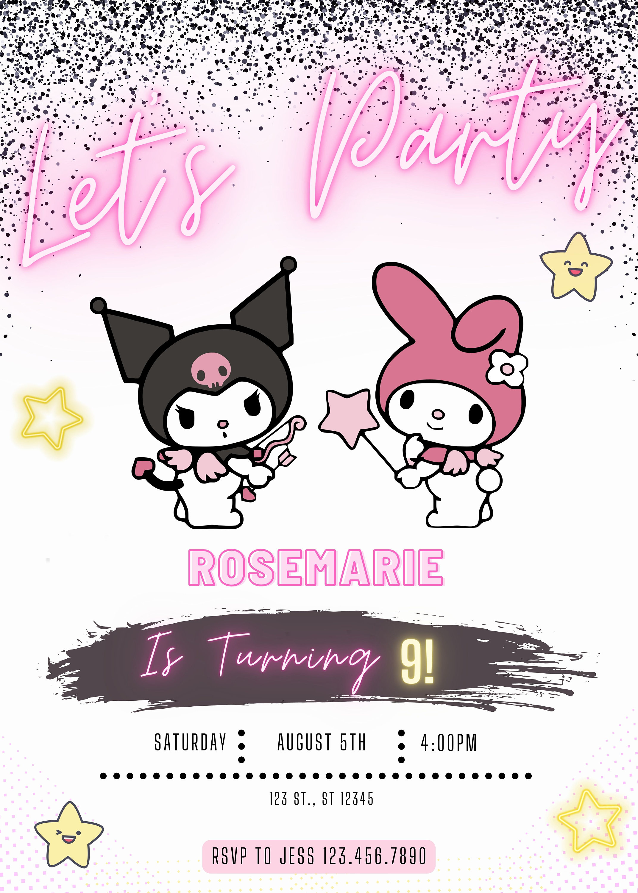 Chi tiết hơn 71+ kuromi birthday invitation hài hước nhất CoCreated