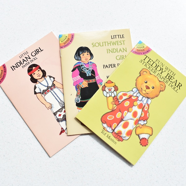Paper Doll Books Etsy