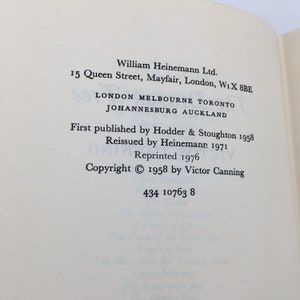 The Dragon Tree by Victor Canning Great Britain Re-issue Hardcover with Dust Cover Heinemann 1971 image 7