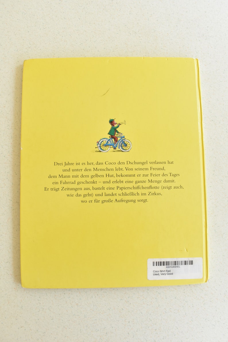 Neugierige George In Deutsch Hardcover Vintage Kinderbuch Coco Etsy