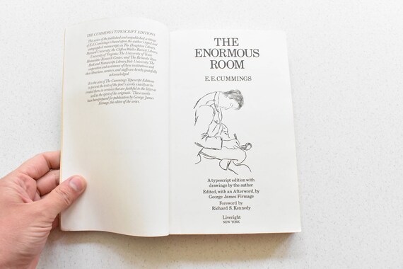 The Enormous Room By E E Cummings Typescript Edition With Illustrations By The Author Vintage 1978 Paperback