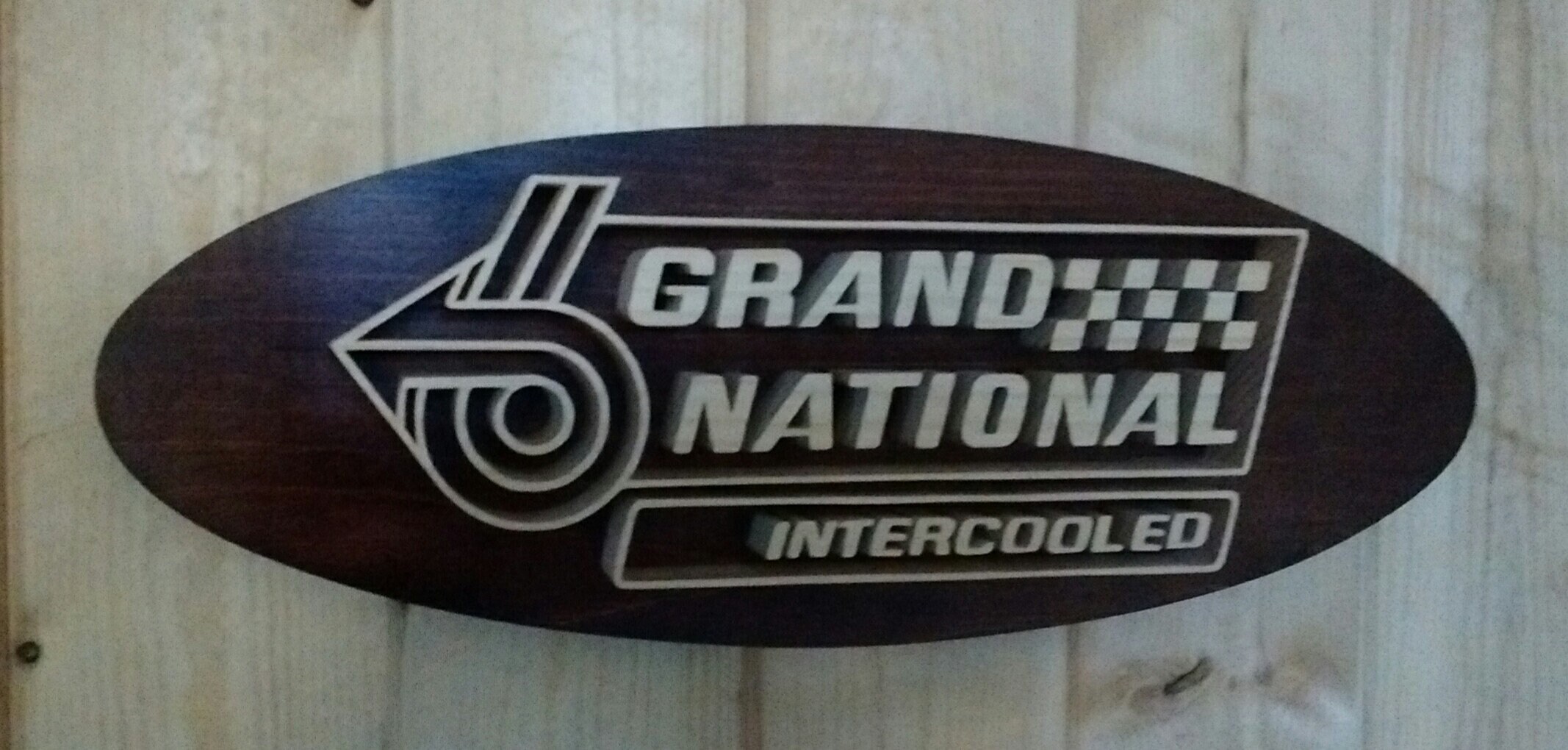 Buick Grand National Emblem Oval Wall PlaqueUnique scroll saw Etsy