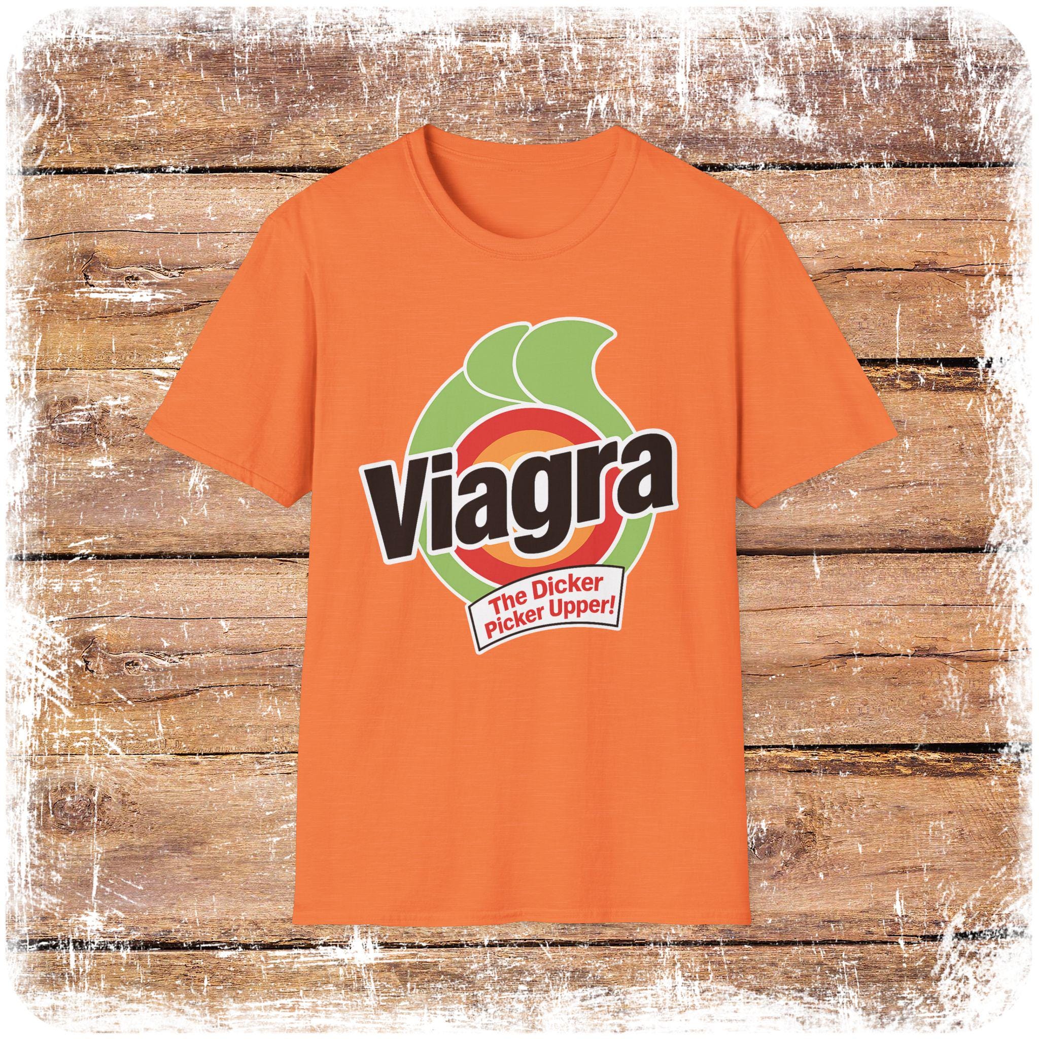 Viagra Logo Parody T-shirt | Retro Logo, Humorous Pill Design - Etsy