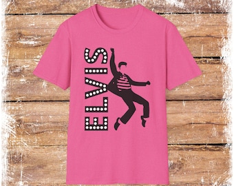 Elvis Vintage Graphic Tee: Retro Rock and Roll Music T-Shirt