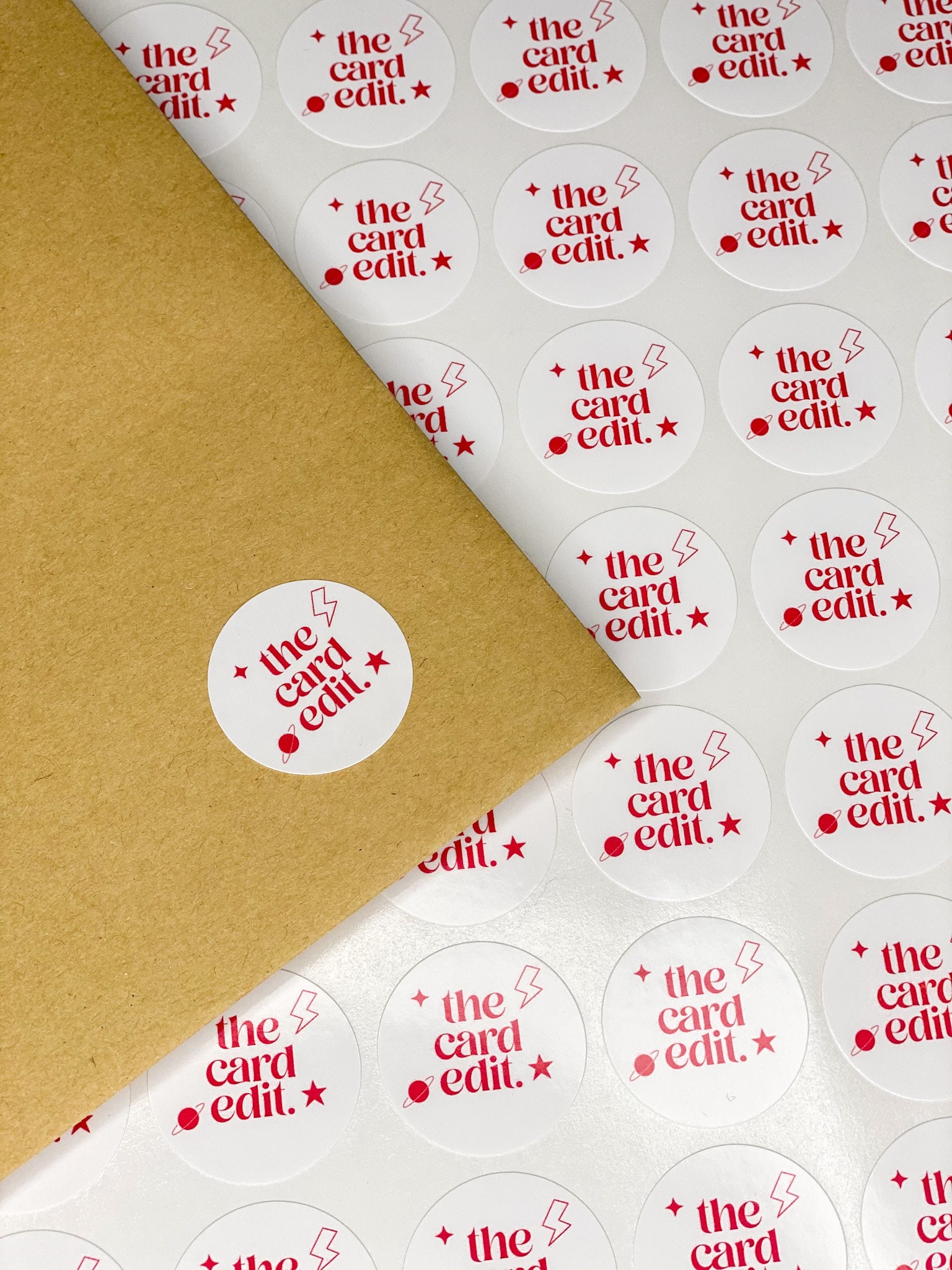 Personalised glossy logo stickers 25mm stickers 70 Etsy