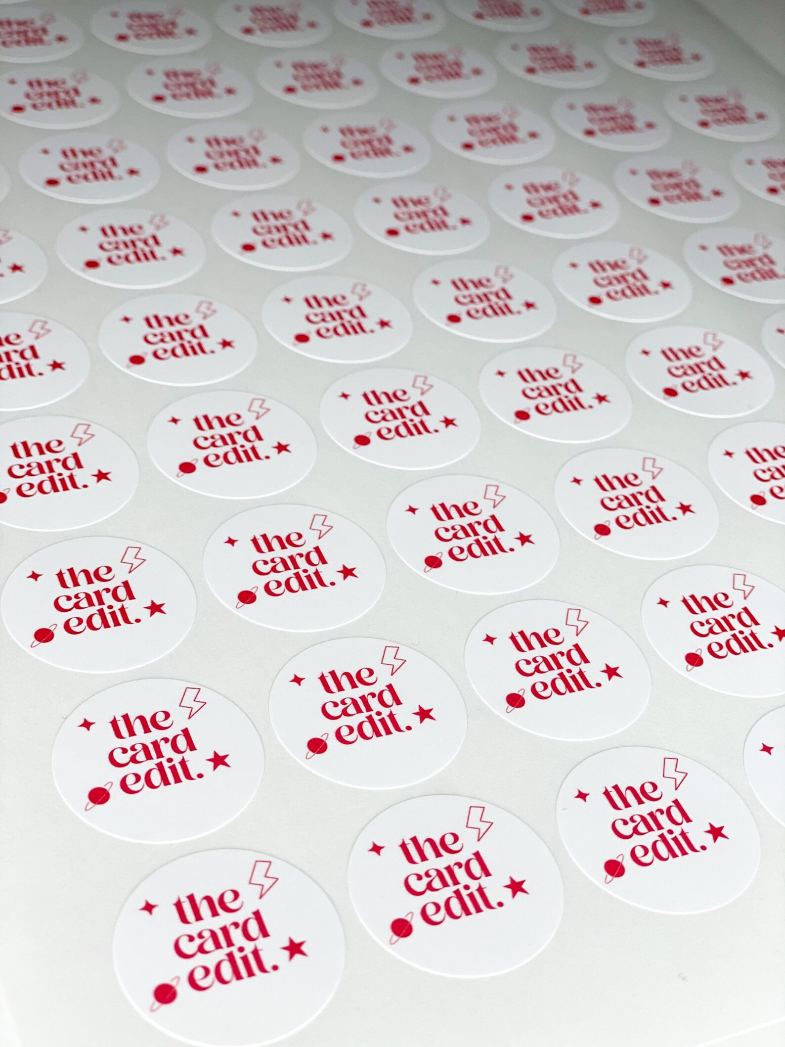 Personalised glossy logo stickers 25mm stickers 70 Etsy