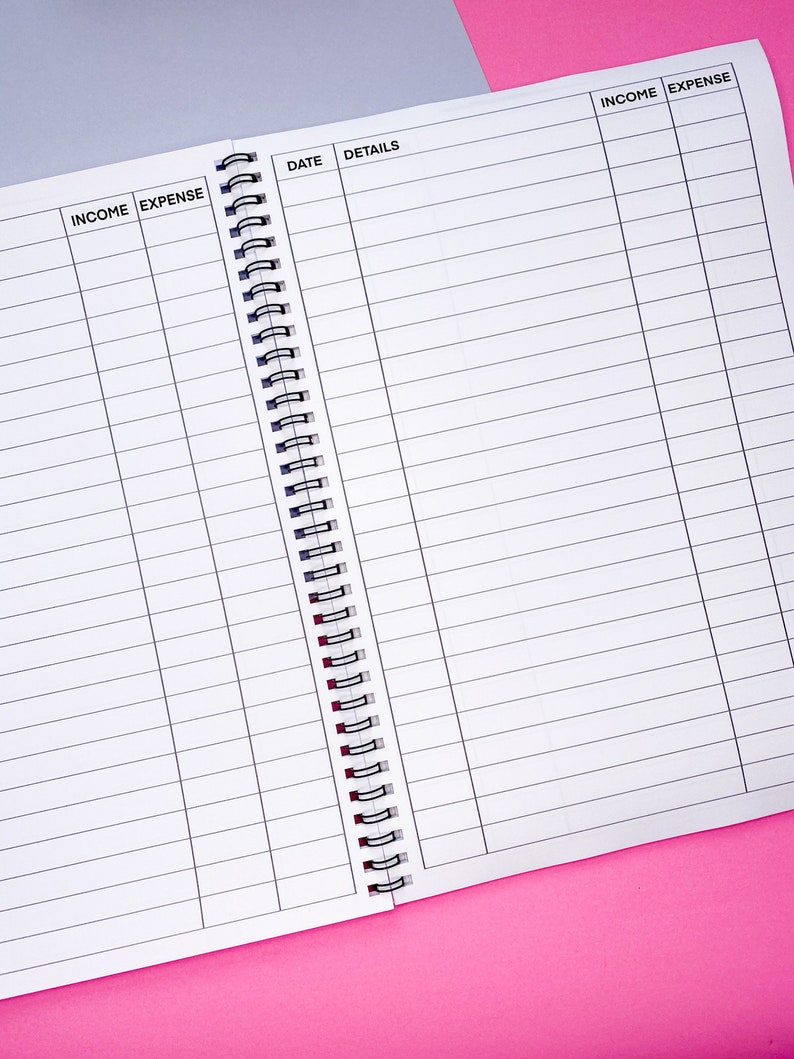 Personalised Accounts Book A4 Account Book Logo Book Etsy UK