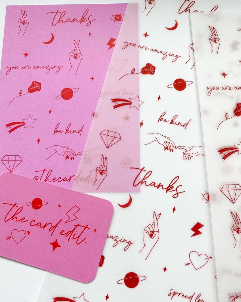 A4 Personalised Packing Paper Custom Gift Wrap Customised Etsy UK