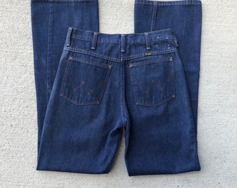 Vintage 60s/70s Wrangler Bootcut Jeans Size 28