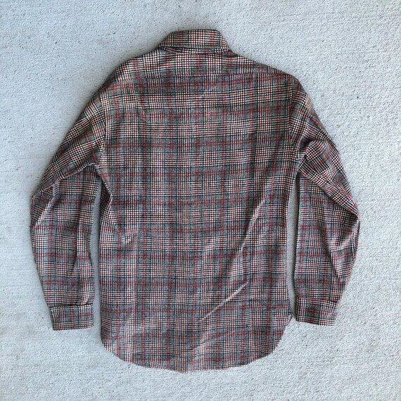 Vintage 70s Pendleton Wool Button Down Flannel Sh… - image 4