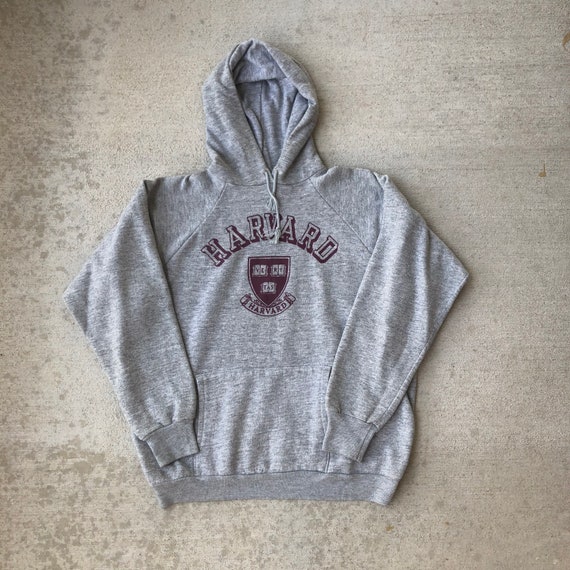 Vintage 80s Harvard University Hoodie Size XL - image 1