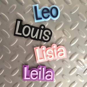 Custom name fridge magnet, family name magnets, locker name magnets, refrigerator name personalized magnet, many colors to choose from!