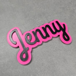 Custom Script name fridge magnet, family name magnets, locker name magnets, refrigerator name personalized magnet!