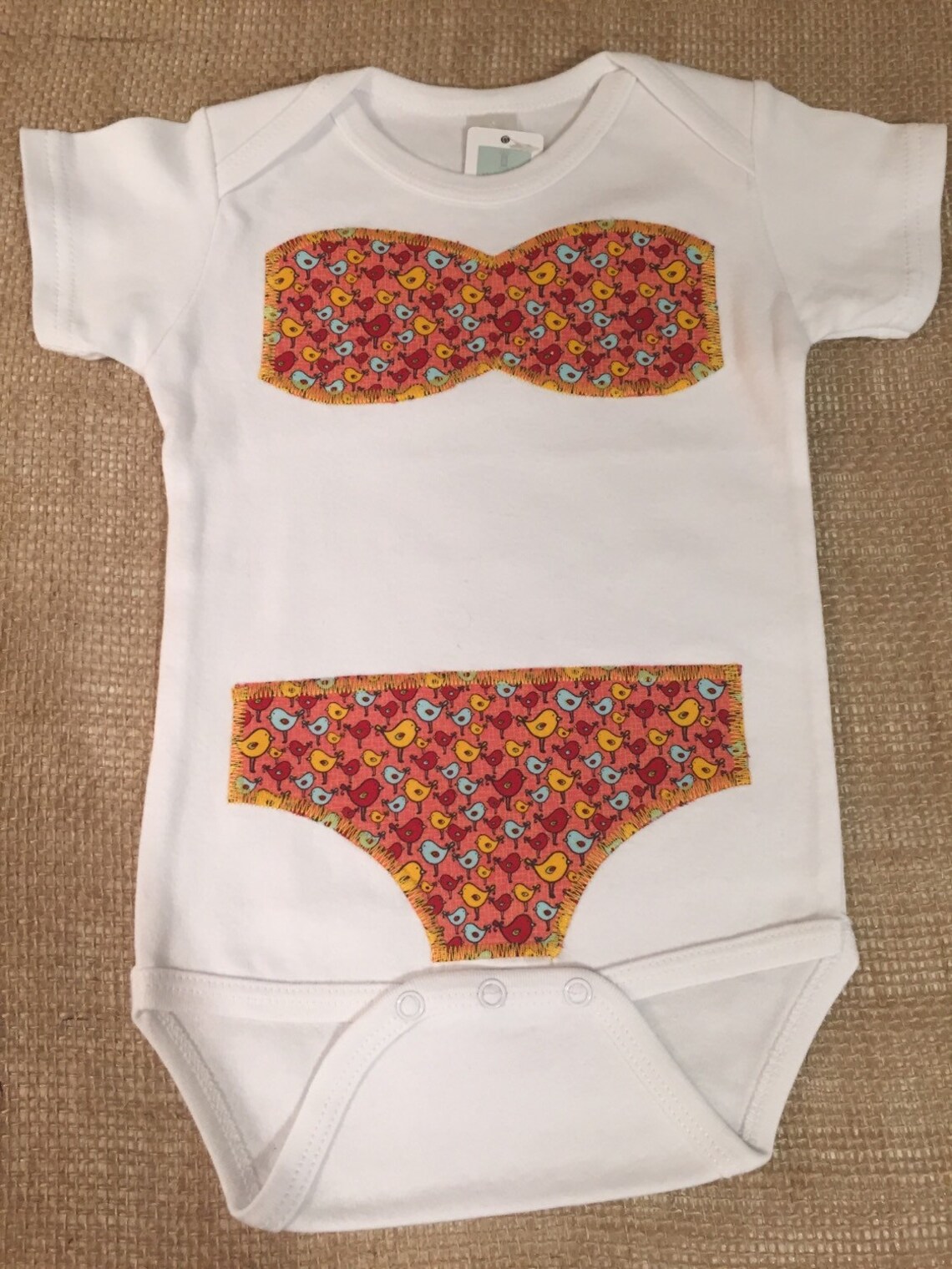 Bikini Onesies Pack of 3 Custom Made Bodysuit/shirt Etsy