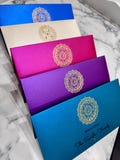 Personalised Money Envelope, Gift wallet for any occasion, Hand Embossed, Diamante Details