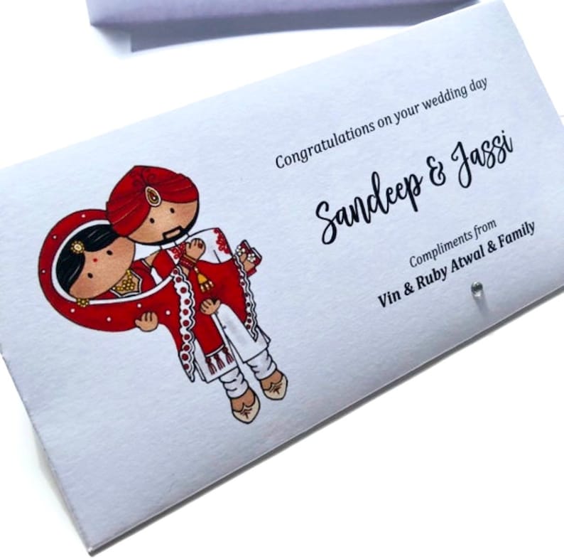 Personalised Money Envelopes for Indian Wedding Indian Shagun Etsy UK