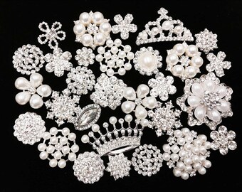 wholesale brooches for wedding bouquets