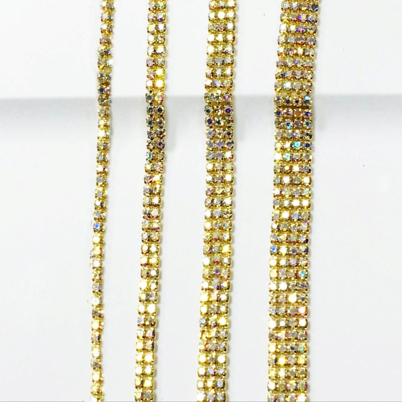 Rhinestone Strip - Etsy