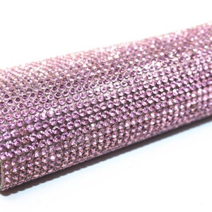 Light Amethyst - vetro strass Hot fix o Applique adesivo Self / foglio di adesivi 2mm (SS8)