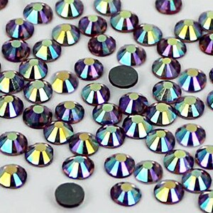 AB lavendel--720 pc Hotfix opstrijkbare steentjes glas Rhinestone Flatback groothandel Pack beste kwaliteit SS16