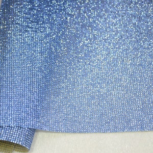 Blu - vetro chiaro strass foglio adesivo Self Applique / Sticker Sheet 2mm (SS8)