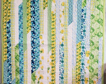 Lap, Wall or Crib Size 100% Cotton Quilt Blanket | Handmade Patchwork Quilt | Soft Baby Blanket | Home Decor | GG Designs Collection