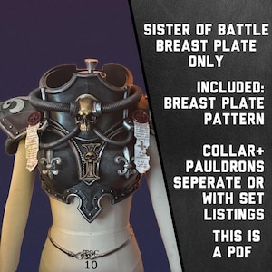 Sister of Battle breast plate pattern ONLY
