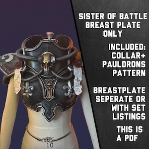 Sister of Battle Collar+Pauldron patterns