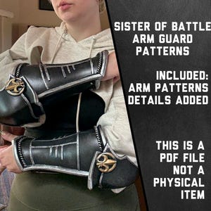 Sister of Battle Arm Guard Patterns